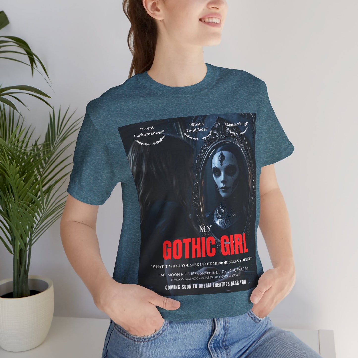 My Gothic Girl Graphic Tee – Whimsy Goth Streetwear, Dark Poetry Fashion, Alt Aesthetic Apparel