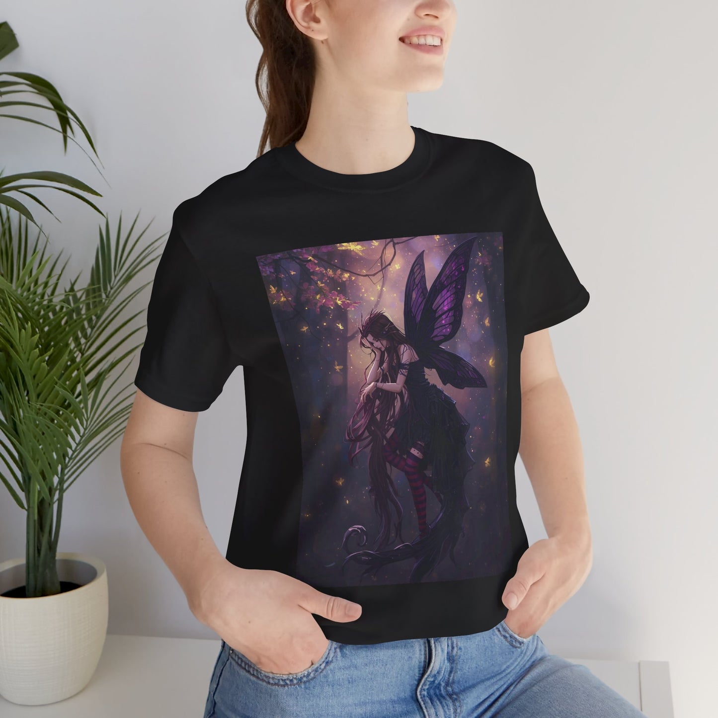 My Gothic Girl "Gothic Fairy" Graphic T-Shirt Unisex Gothic Dark Fashion Casual Wear