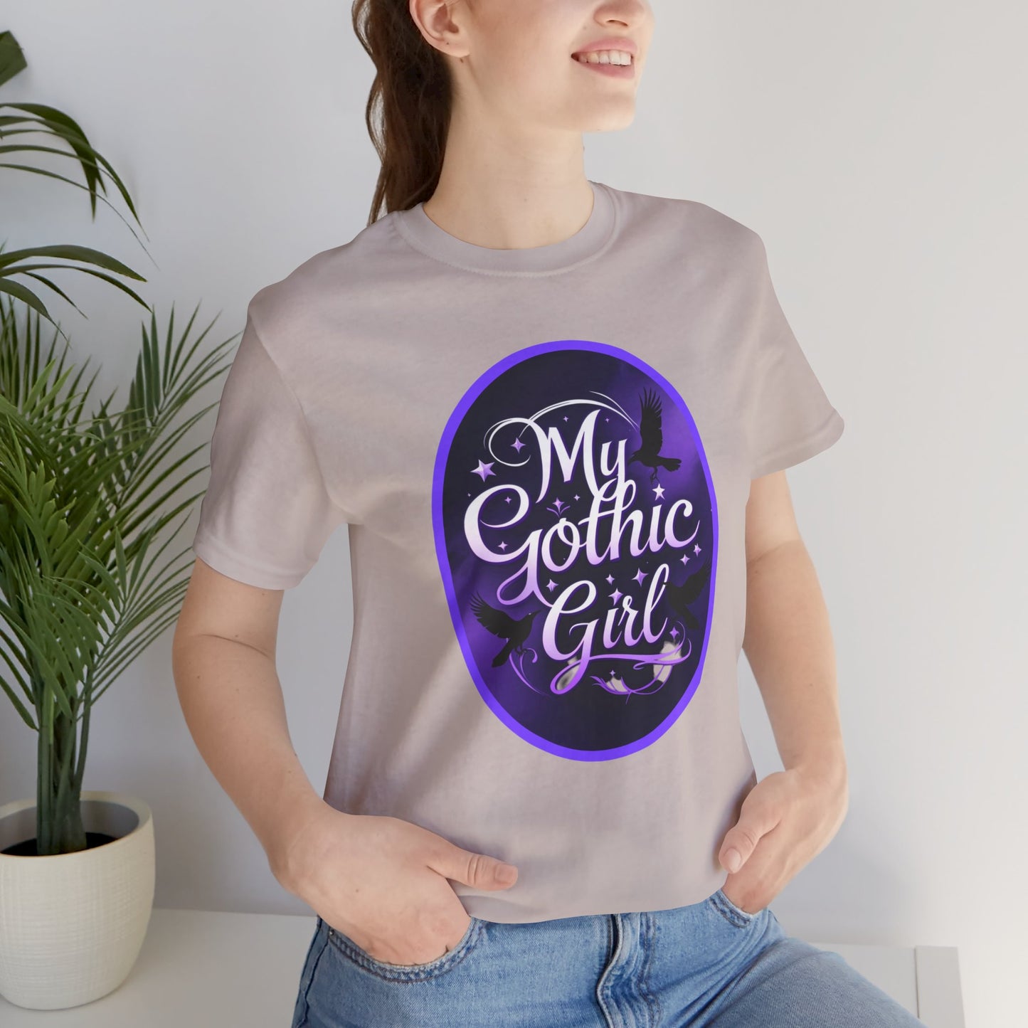 My Gothic Girl Poetic Goth Graphic Tee – Dark Alt Aesthetic Streetwear Fashion