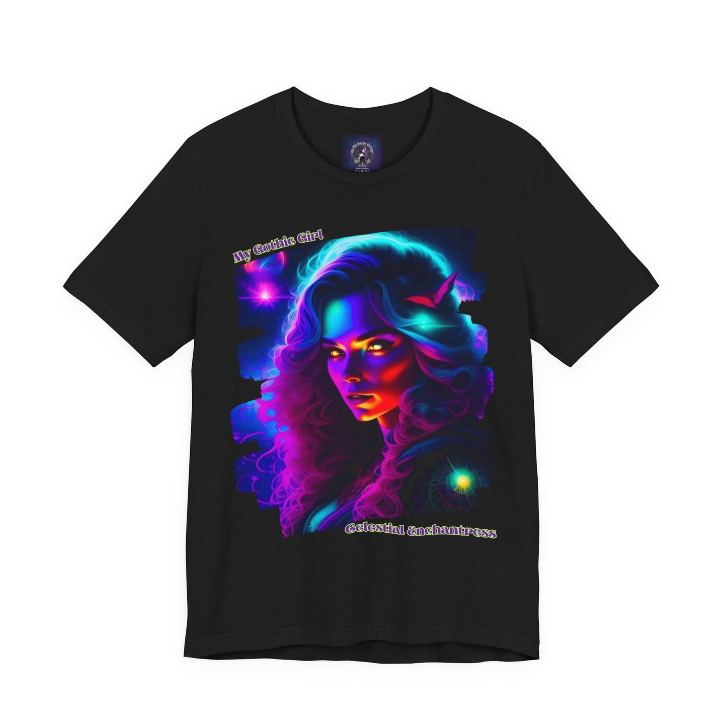Celestial Enchantress Poetic Goth Graphic Tee – My Gothic Girl