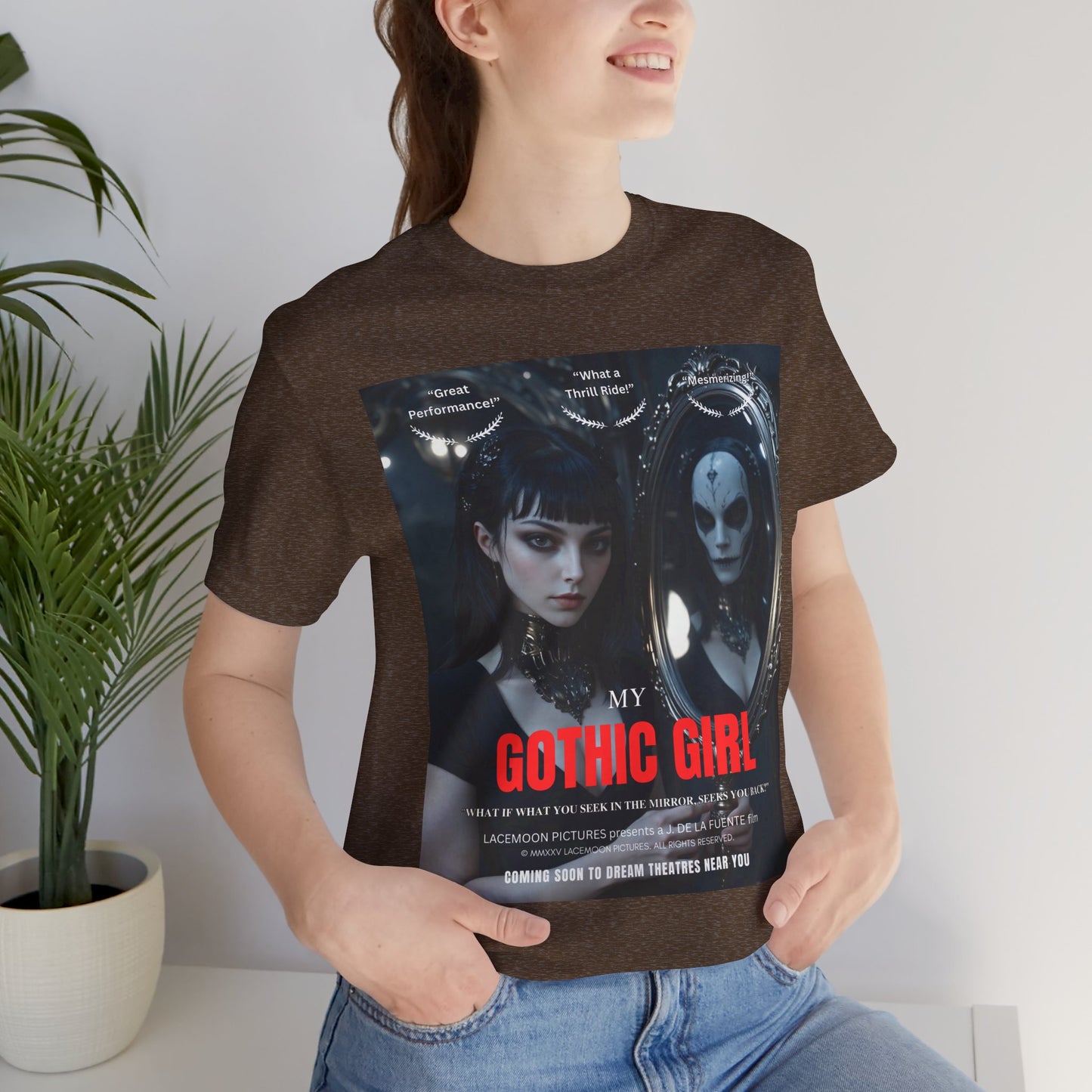 My Gothic Girl Graphic Tee – Whimsy Goth Streetwear, Dark Poetry Fashion, Alt Aesthetic Apparel
