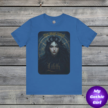 The First Rebel -"Lilith" Graphic T-Shirt – Alt Aesthetic Poetic Goth Street-wear
