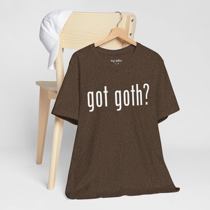Gothic T-Shirts for Women & Men "got goth?" Dark Aesthetic & Alternative Tees – My Gothic Girl