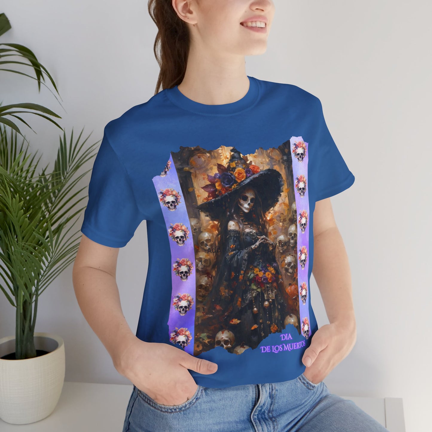 My Gothic Girl Dia De Los Muertos Graphic Tee – Gothic Streetwear, Whimsy Goth, Dark Poetry Alt Fashion