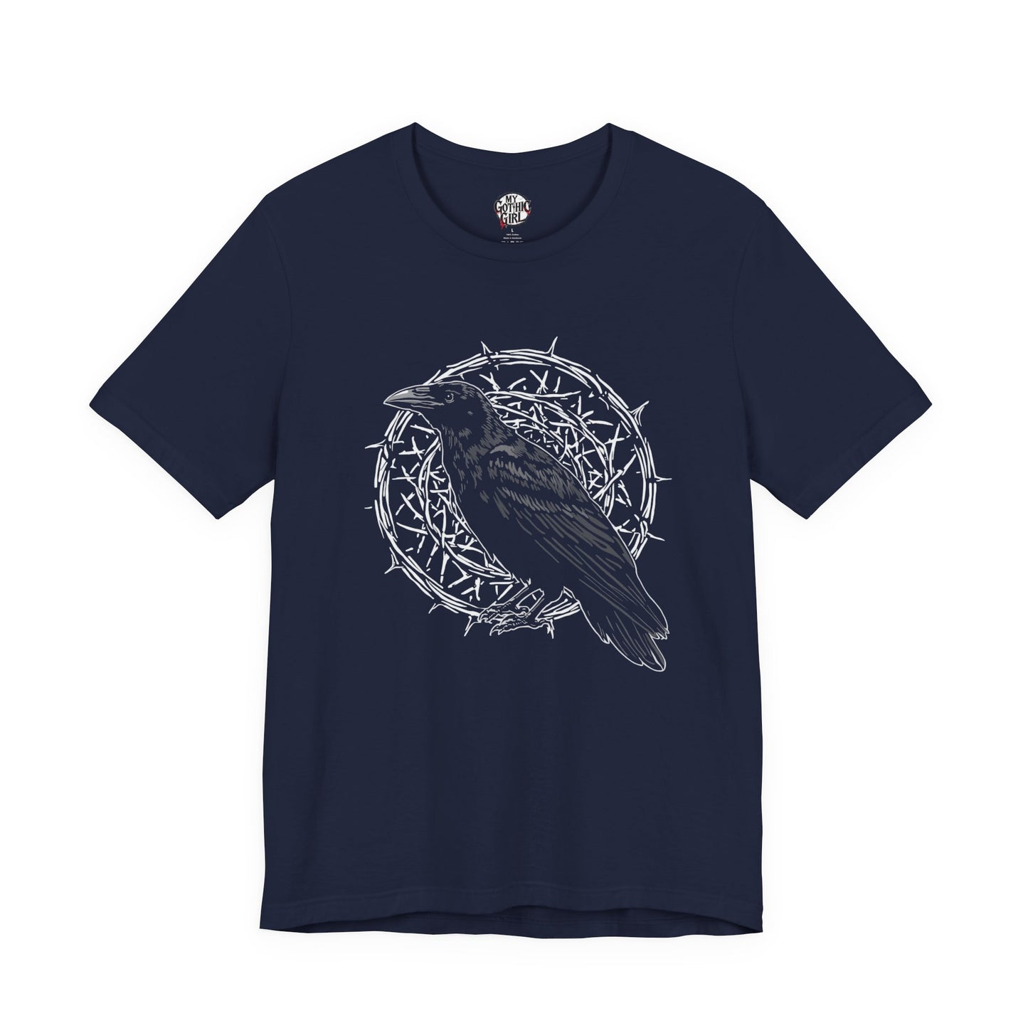 Thorn & Raven Gothic Graphic T-Shirt – Alt Aesthetic Poetic Goth Streetwear