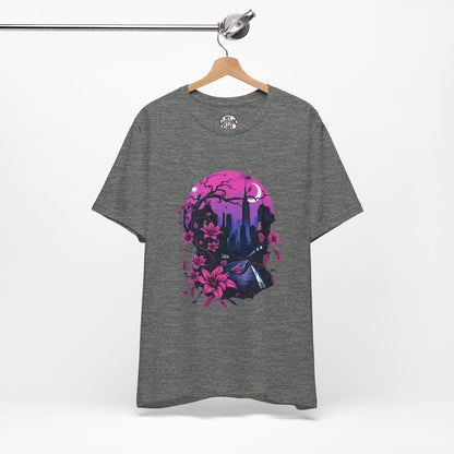 “Dark Bloom” — WhimsyGoth Floral Tee – Alt Aesthetic Poetic Goth Street-wear