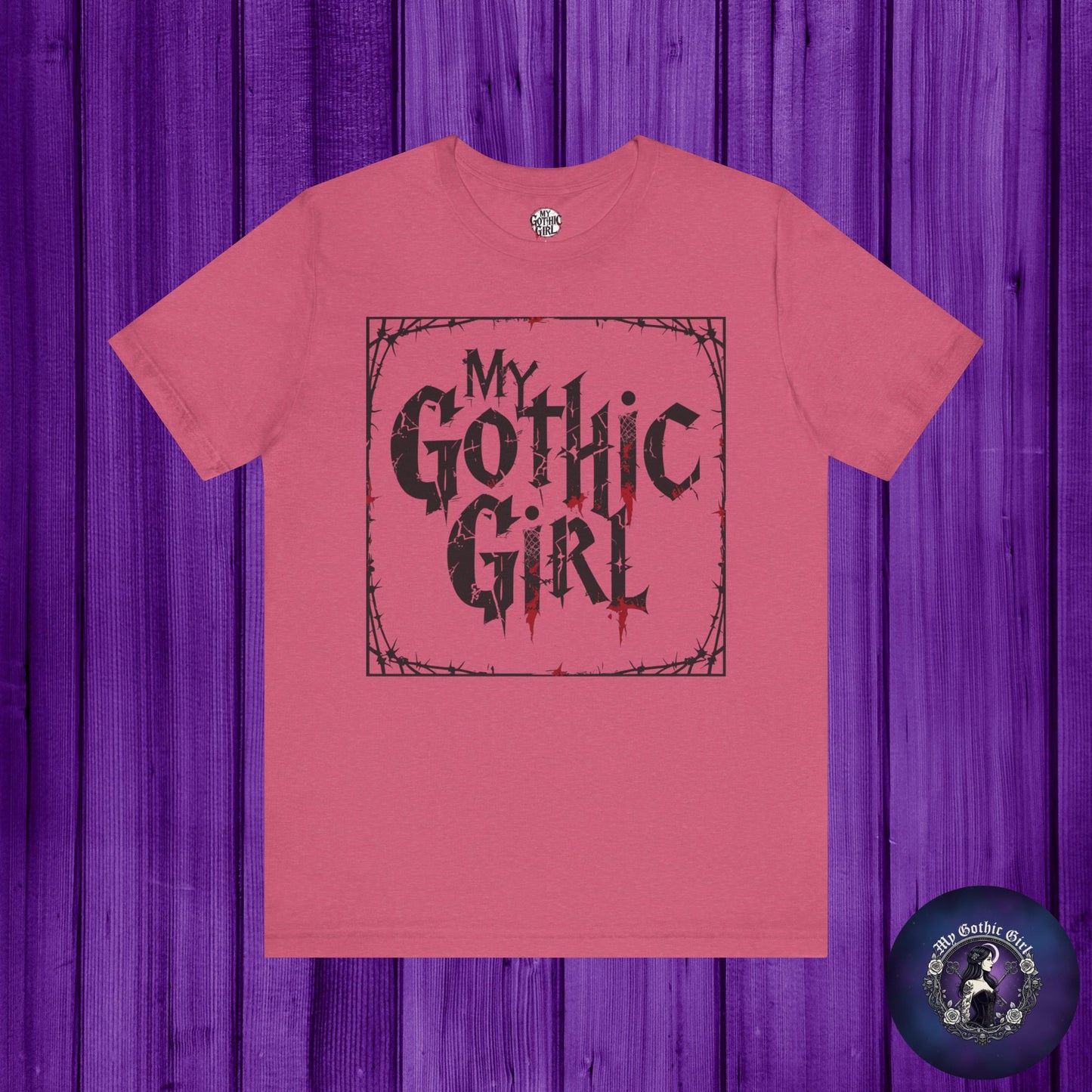 My Gothic Girl Graphic Poetic Goth Graphic Tee – My Gothic Girl