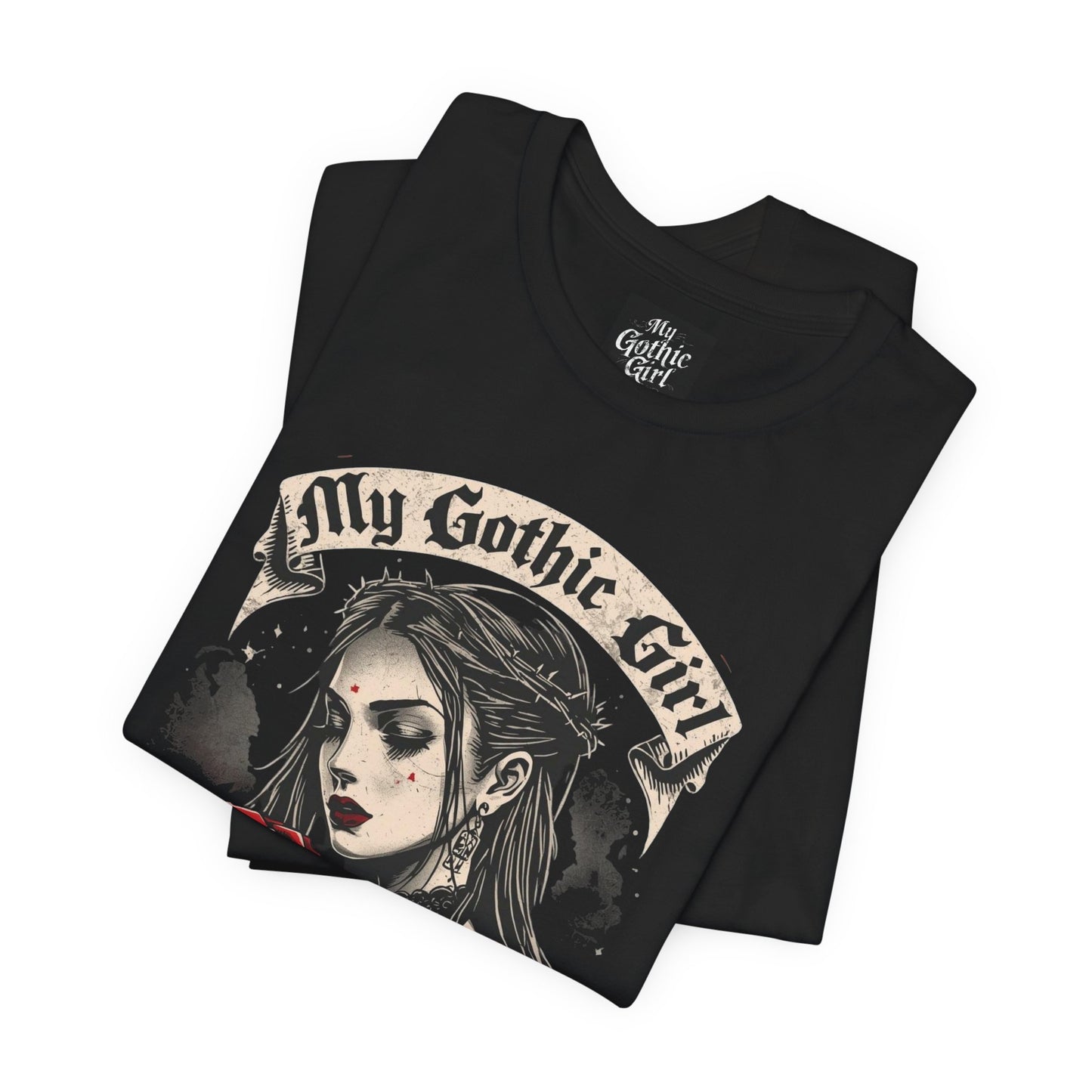 My Gothic Girl - Dark Rose Queen Graphic T Shirt