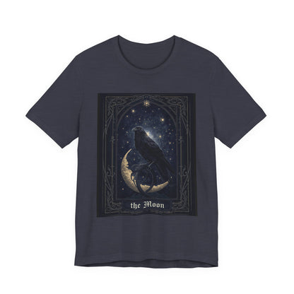 My Gothic Girl "Raven Moon" Graphic T-Shirt Unisex Gothic Dark Fashion Casual Wear