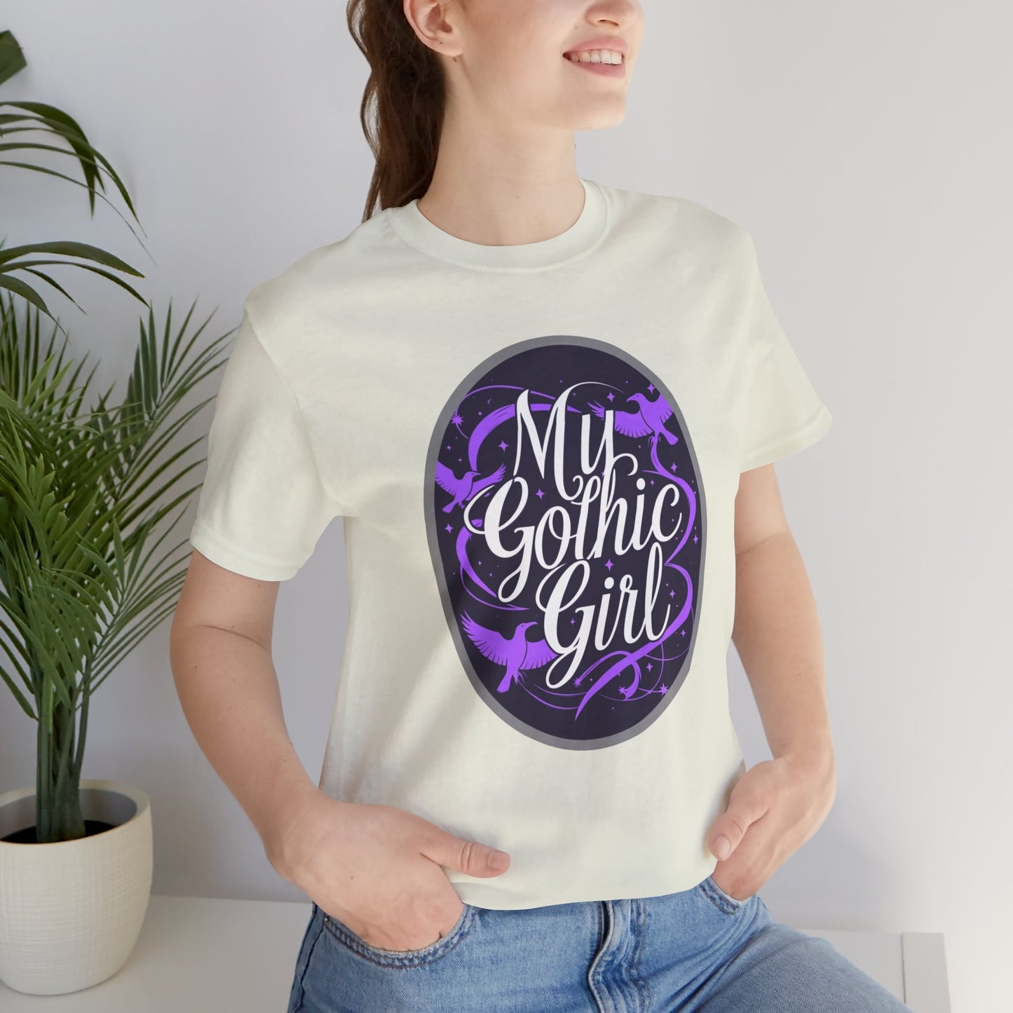 My Gothic Girl Poetic Goth Graphic Tee – Dark Alt Aesthetic Streetwear Fashion