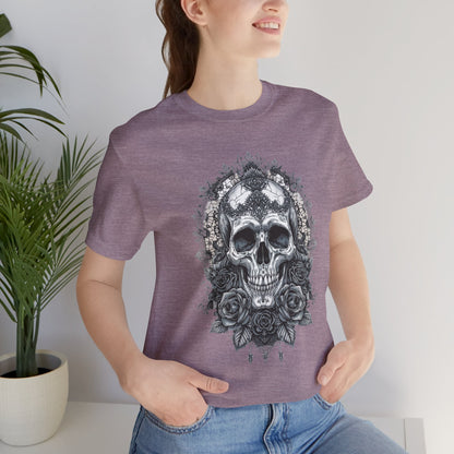 Gothic Skull Elegance T-Shirt
