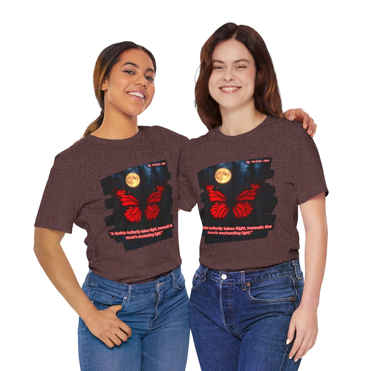 My Gothic Girl Graphic Tee – Whimsy Goth Streetwear, Dark Poetry Fashion, Alt Aesthetic Apparel