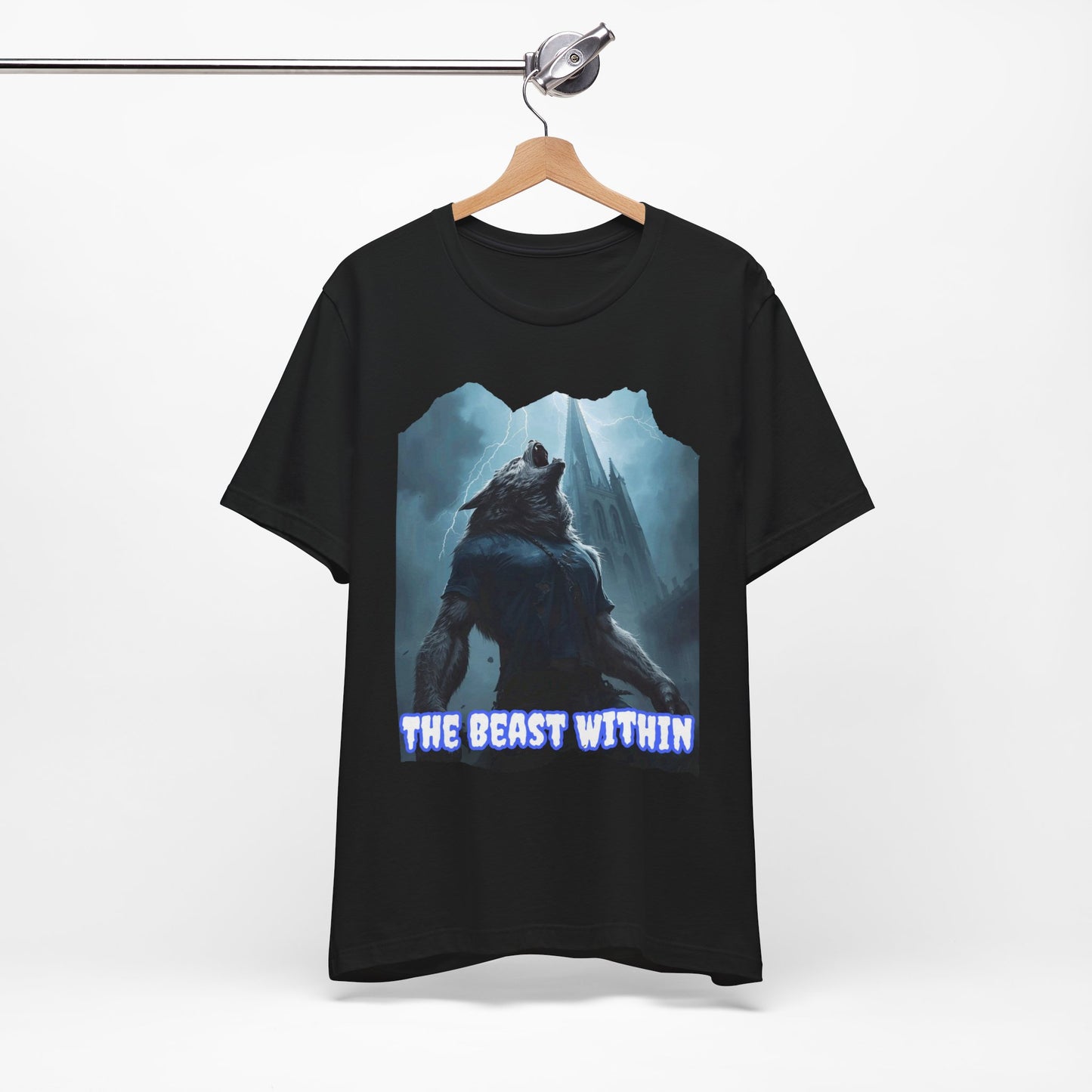 My Gothic Girl "The Beast Within" Graphic T-Shirt Unisex Gothic Dark Fashion Casual Wear