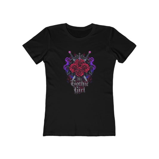My Gothic Girl Roses and Blades — Women's T-Shirt