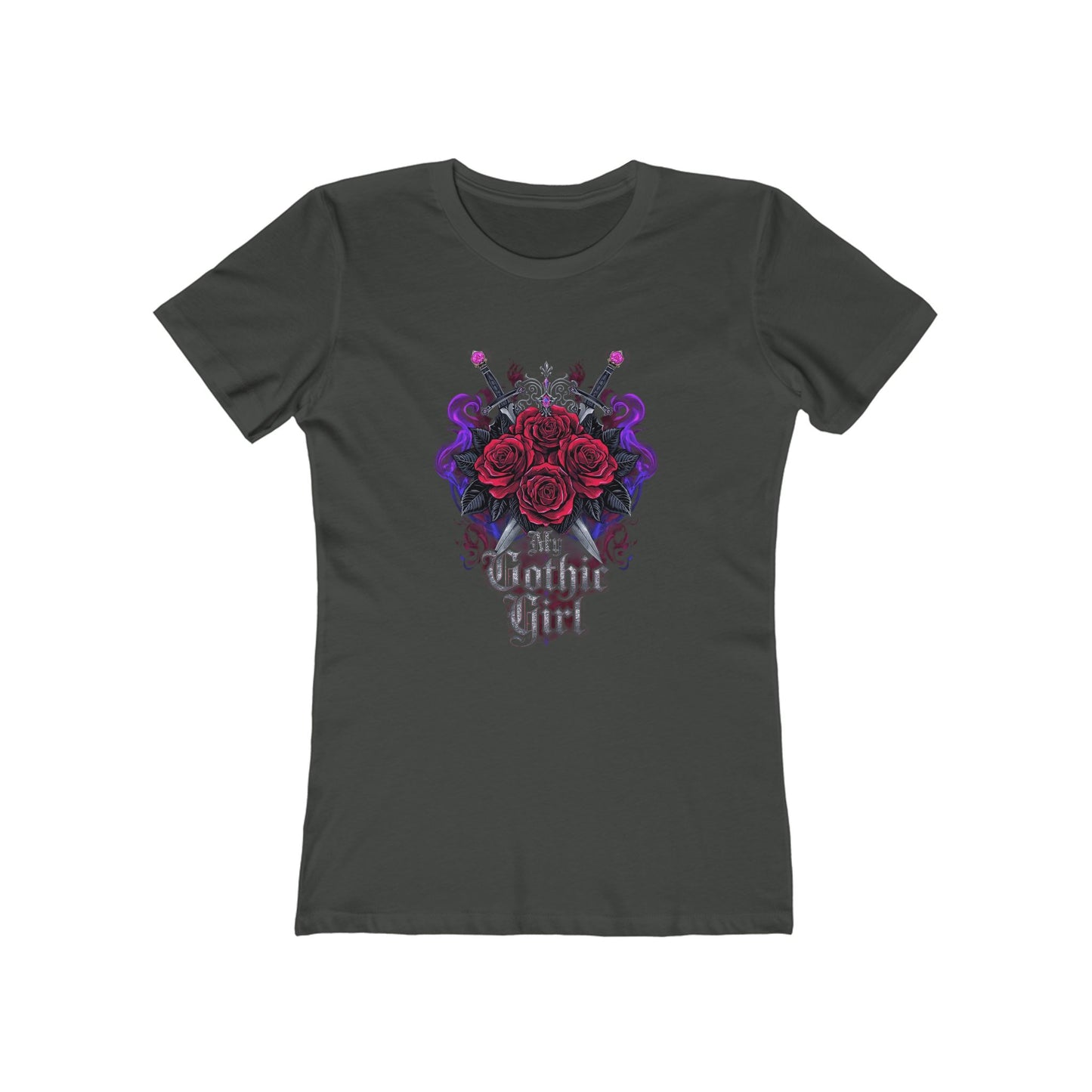 My Gothic Girl Roses and Blades — Women's T-Shirt