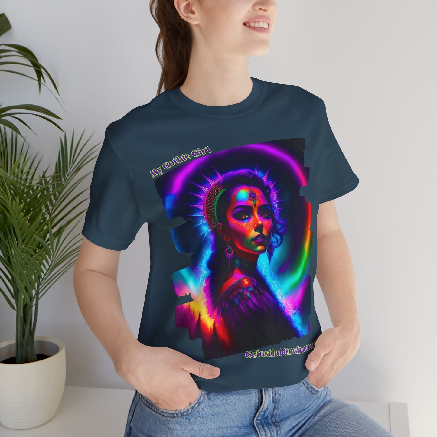 Celestial Enchantress Poetic Goth Graphic Tee – My Gothic Girl