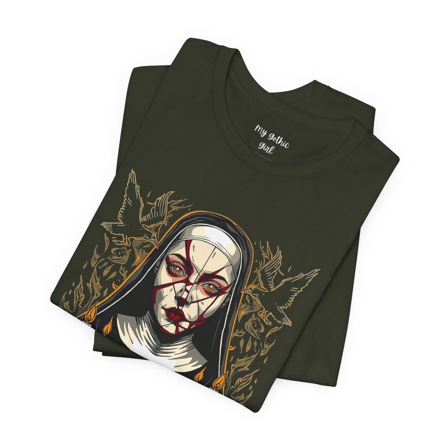 Nocturne Nun Gothic Pop Art T-Shirt