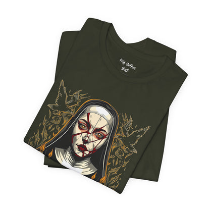 Nocturne Nun Gothic Pop Art T-Shirt