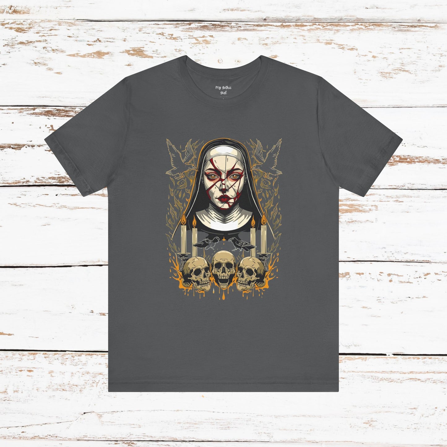 Nocturne Nun Gothic Pop Art T-Shirt