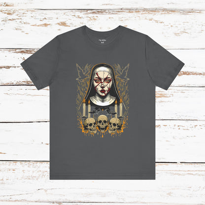 Nocturne Nun Gothic Pop Art T-Shirt