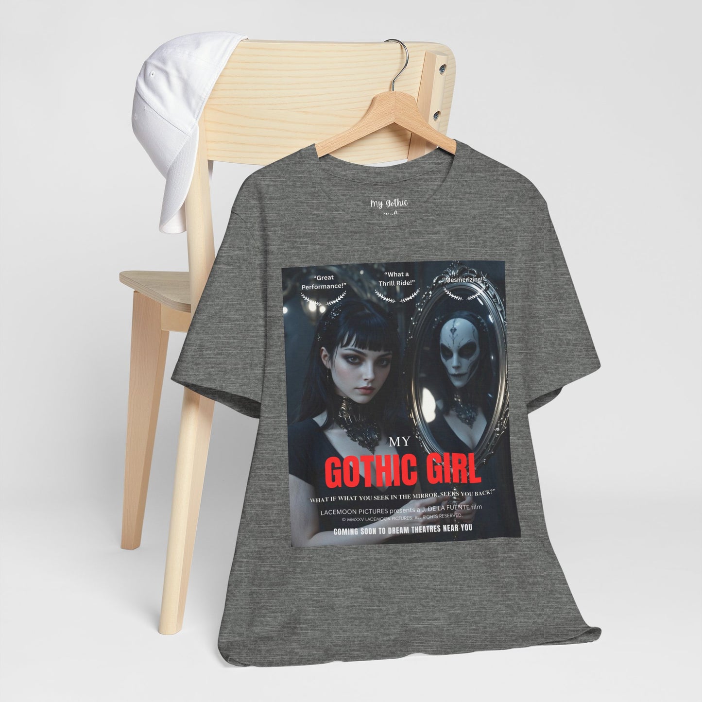 My Gothic Girl Graphic Tee – Whimsy Goth Streetwear, Dark Poetry Fashion, Alt Aesthetic Apparel
