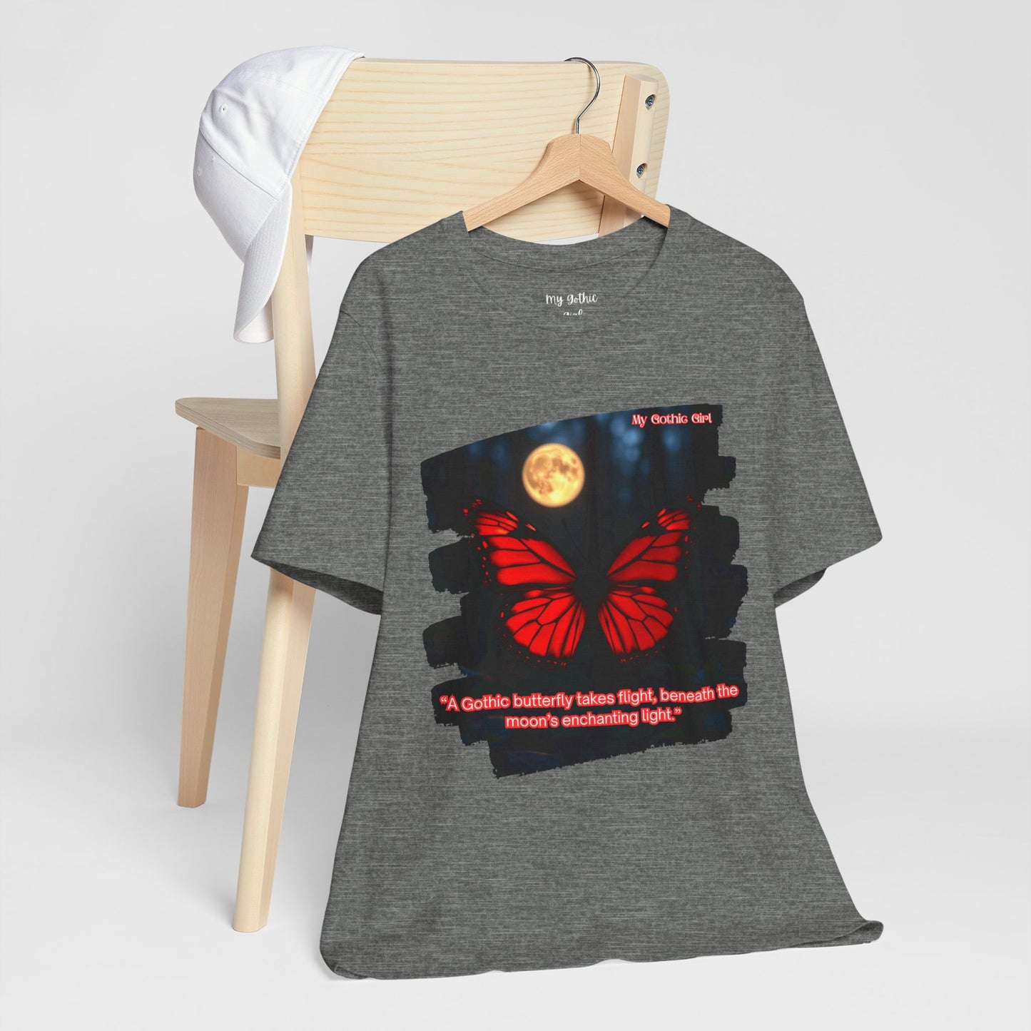 My Gothic Girl Graphic Tee – Whimsy Goth Streetwear, Dark Poetry Fashion, Alt Aesthetic Apparel
