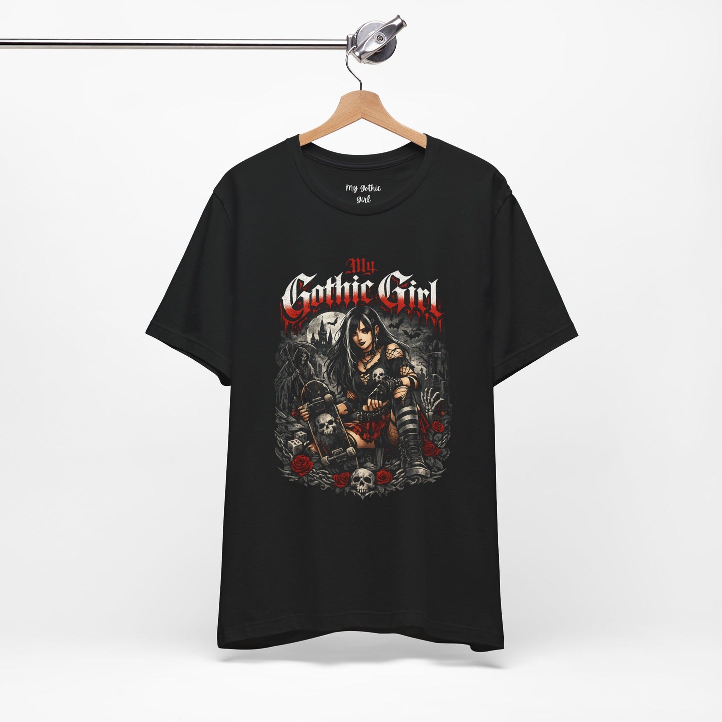 My Gothic Girl - Skater Girl Short Sleeve T Shirt