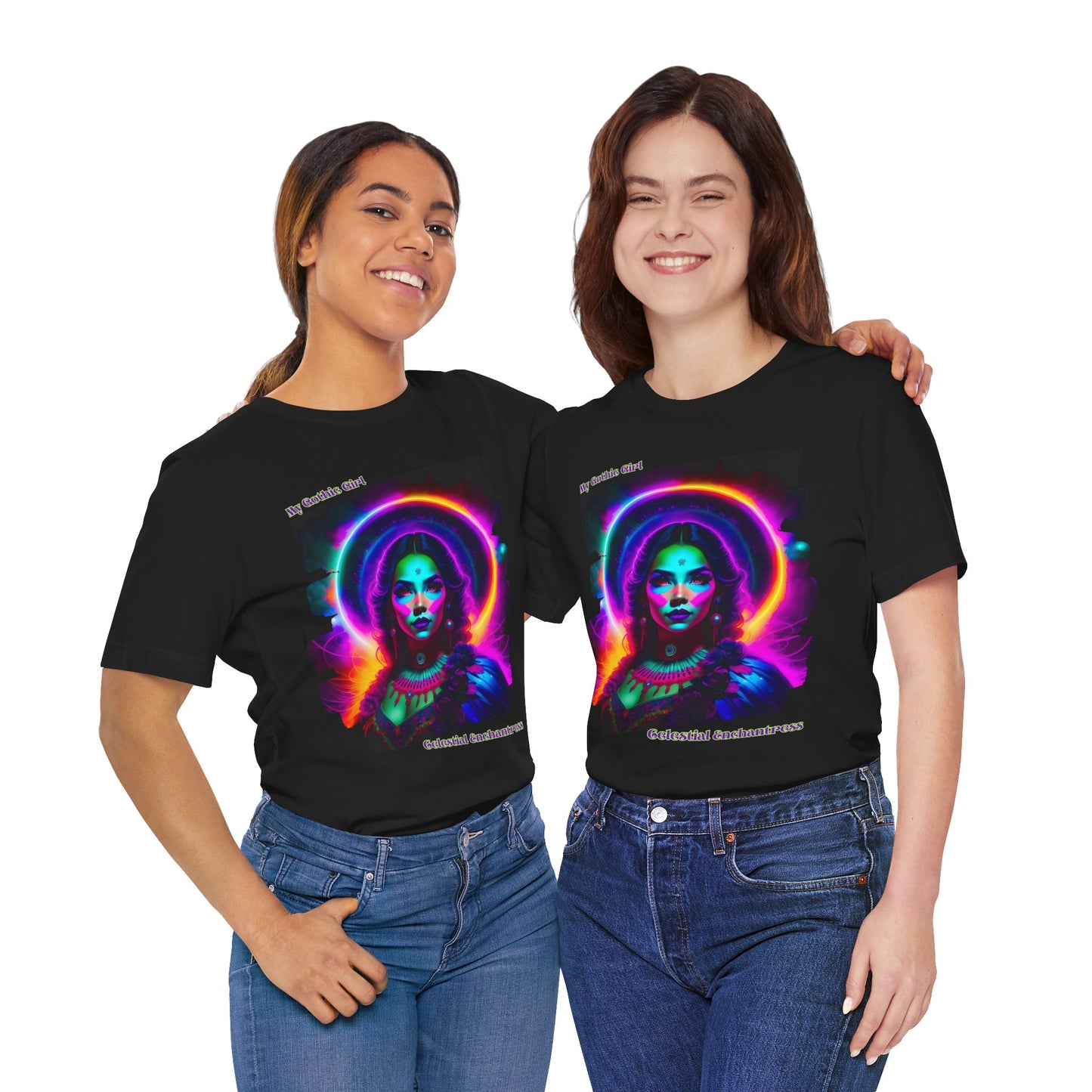 Celestial Enchantress Poetic Goth Graphic Tee – My Gothic Girl