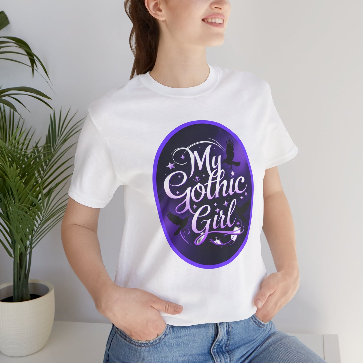 My Gothic Girl Poetic Goth Graphic Tee – Dark Alt Aesthetic Streetwear Fashion