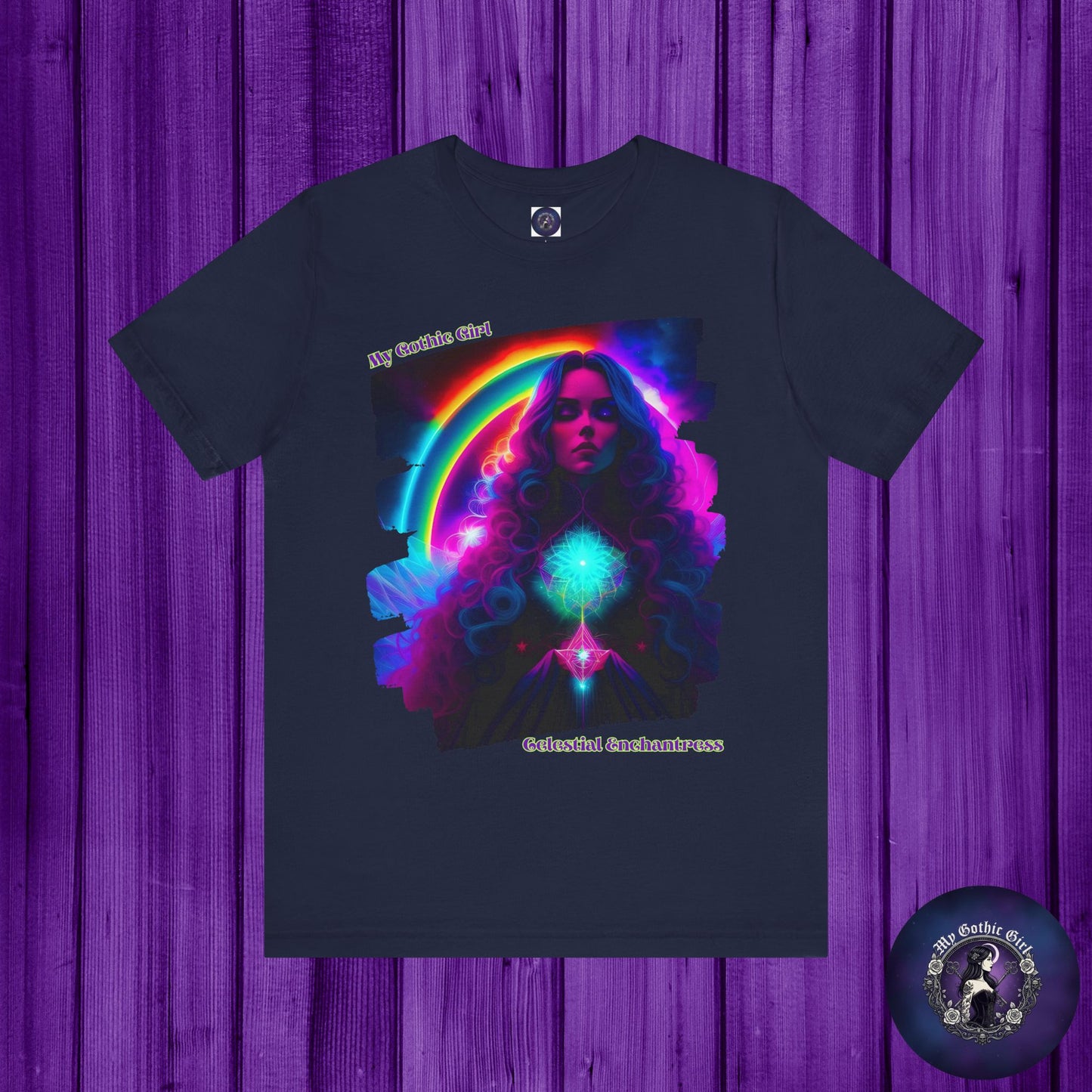 Celestial Enchantress Poetic Goth Graphic Tee – My Gothic Girl