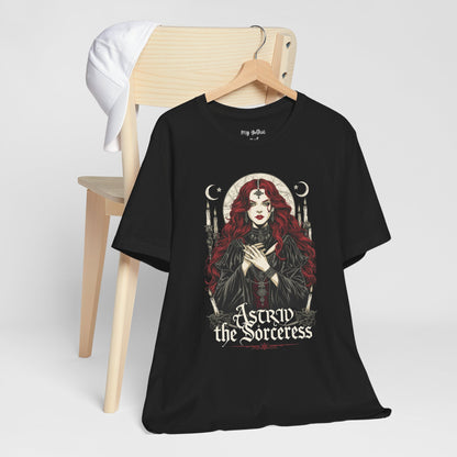 Astrid the Sorceress Gothic T-Shirt | Dark Fantasy Witch Tee