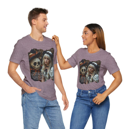 My Gothic Girl T-Shirt "Scarecrow Friend" – Whimsy Goth Streetwear, Dark Poetry Fashion, Alt Aesthetic Apparel