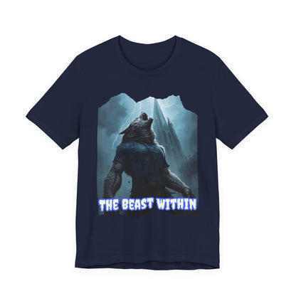 My Gothic Girl "The Beast Within" Graphic T-Shirt Unisex Gothic Dark Fashion Casual Wear