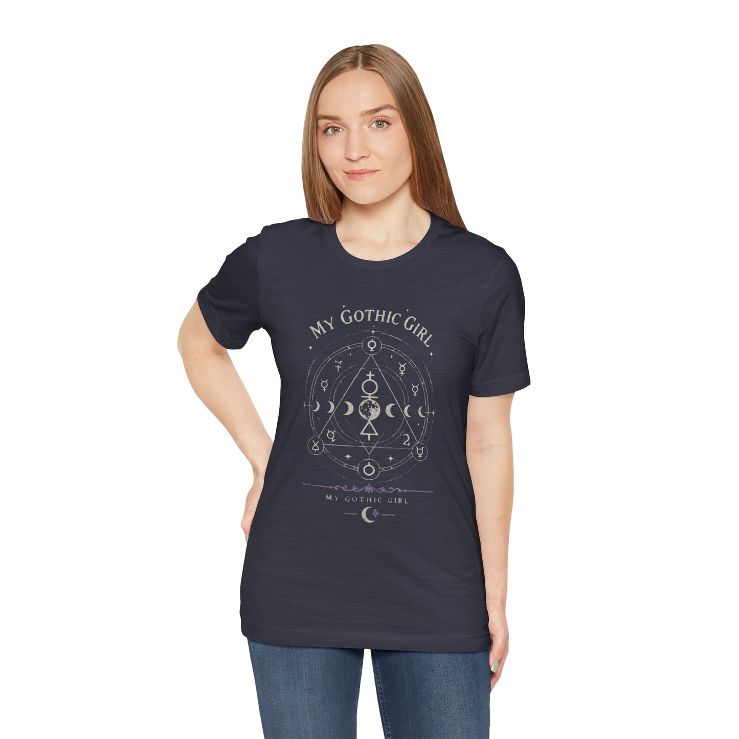 My Gothic Girl "The Alchemist" Gothic Design Short Sleeve T Shirt