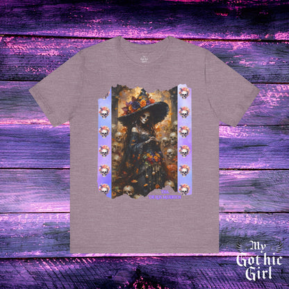 My Gothic Girl Dia De Los Muertos Graphic Tee – Gothic Streetwear, Whimsy Goth, Dark Poetry Alt Fashion