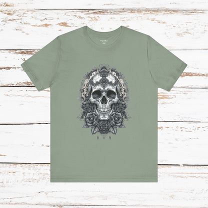Gothic Skull Elegance T-Shirt