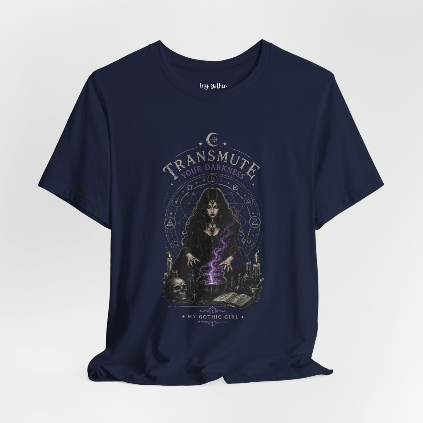 Transmute Your Darkness Alchemist Arts Tee — Witchy Occult Graphic T-Shirt