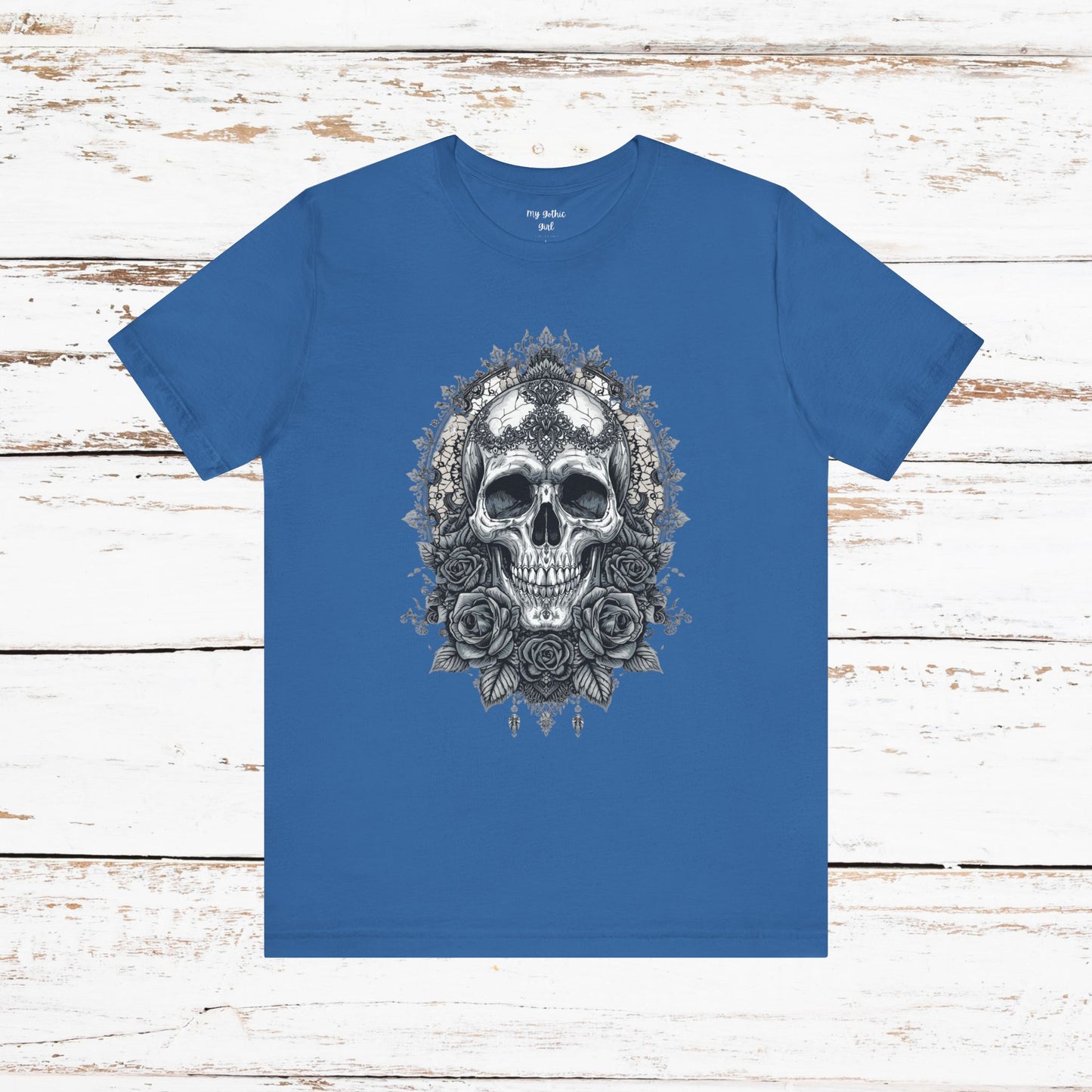 Gothic Skull Elegance T-Shirt