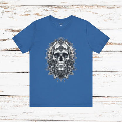 Gothic Skull Elegance T-Shirt