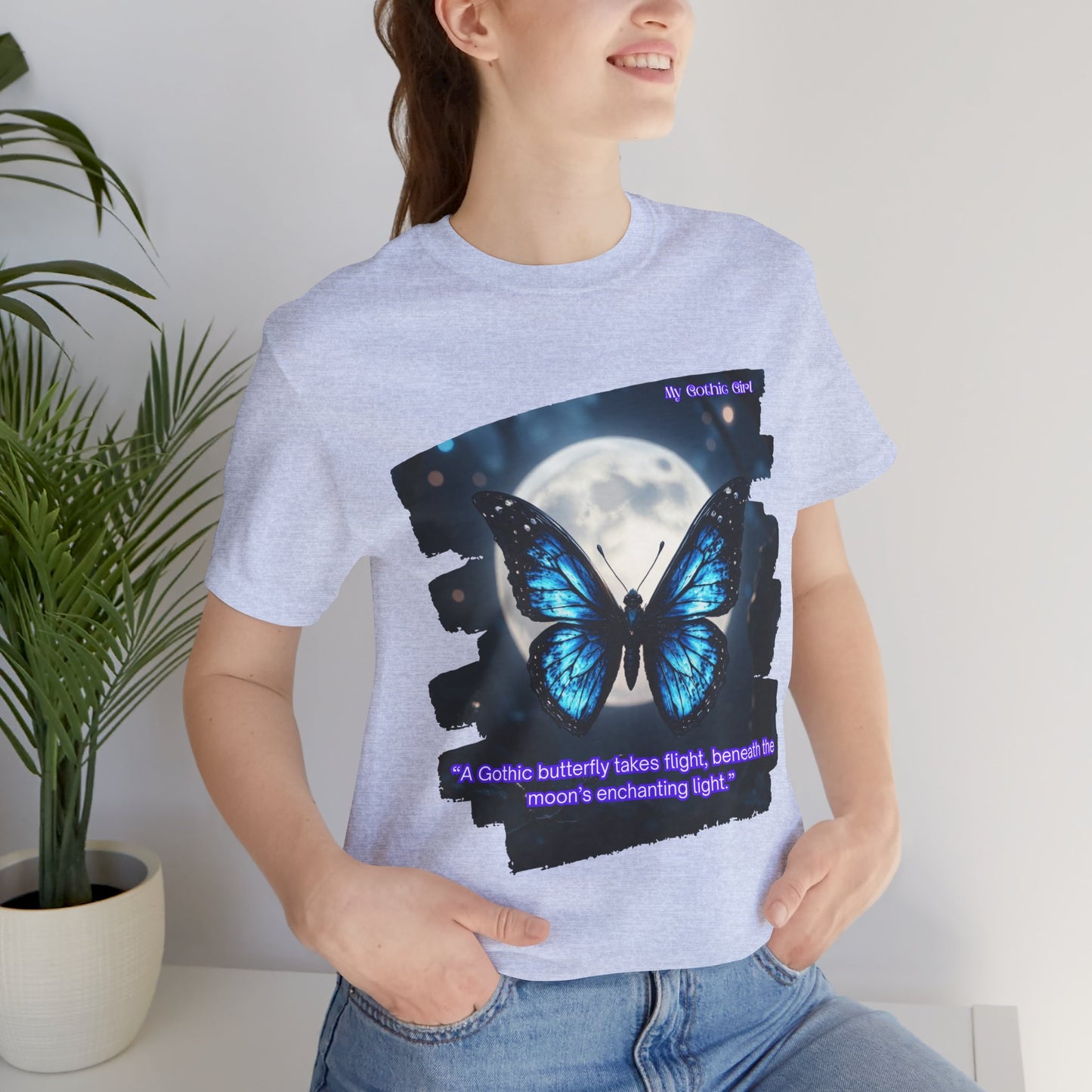 My Gothic Girl Graphic Tee – Whimsy Goth Streetwear, Dark Poetry Fashion, Alt Aesthetic Apparel