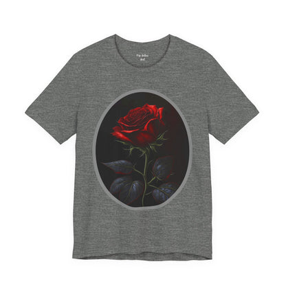 My Gothic Girl T-Shirts for Women & Men "Linda's Red Rose" Dark Aesthetic & Alternative Tees – My Gothic Girl