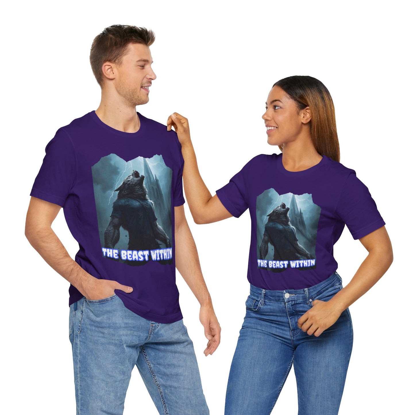 My Gothic Girl "The Beast Within" Graphic T-Shirt Unisex Gothic Dark Fashion Casual Wear