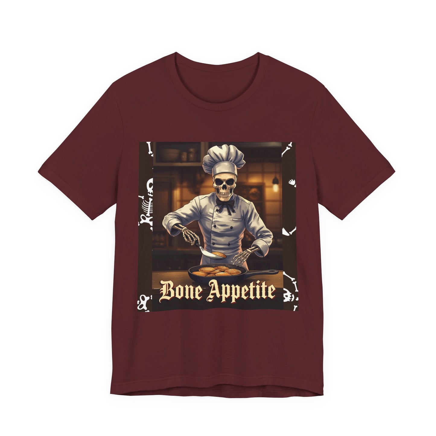 My Gothic Girl "Bone Appetite" Graphic T-Shirt Unisex Gothic Dark Fashion Casual Wear