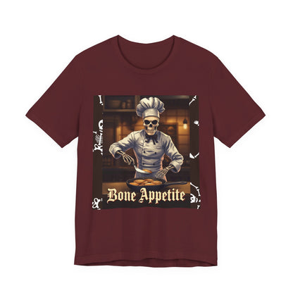 My Gothic Girl "Bone Appetite" Graphic T-Shirt Unisex Gothic Dark Fashion Casual Wear