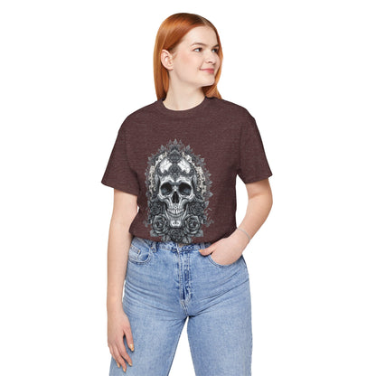 Gothic Skull Elegance T-Shirt