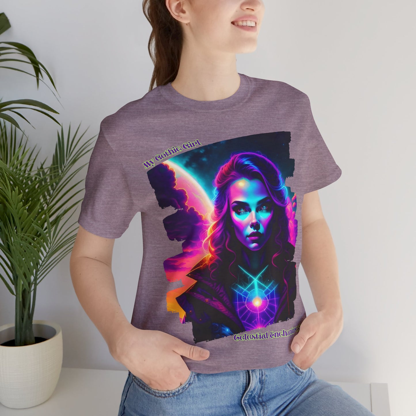 Celestial Enchantress Poetic Goth Graphic Tee – My Gothic Girl