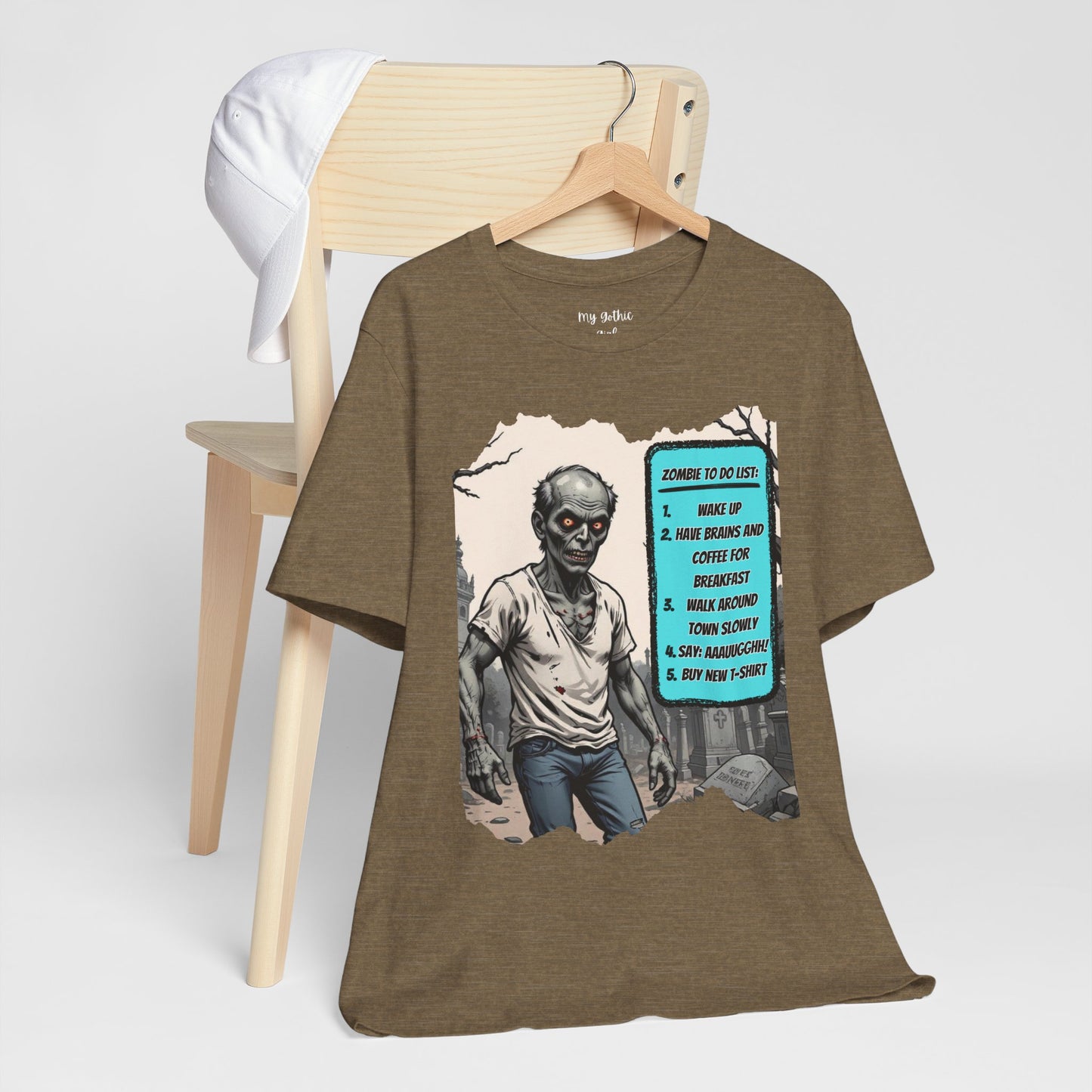 My Gothic Girl "Zombie: To Do List"  – Whimsy Goth Streetwear, Dark Poetry Fashion, Alt Aesthetic Apparel