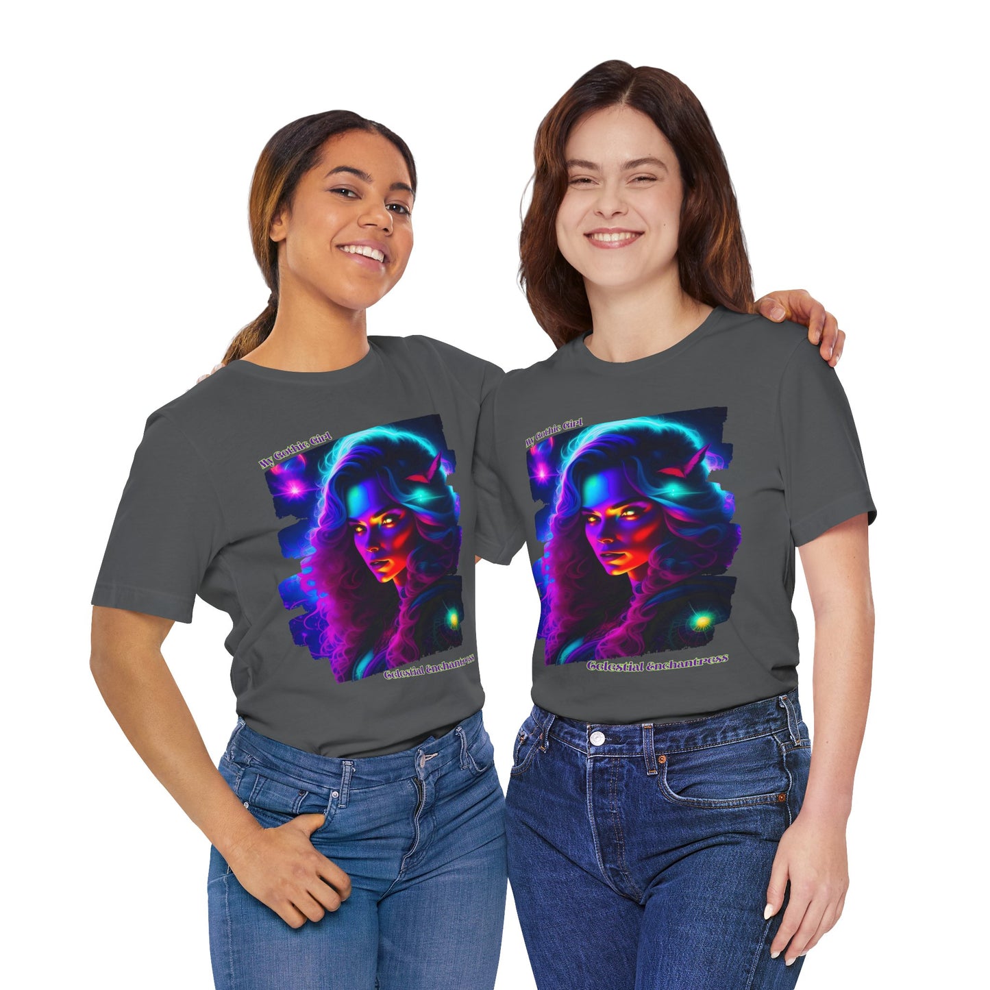 Celestial Enchantress Poetic Goth Graphic Tee – My Gothic Girl