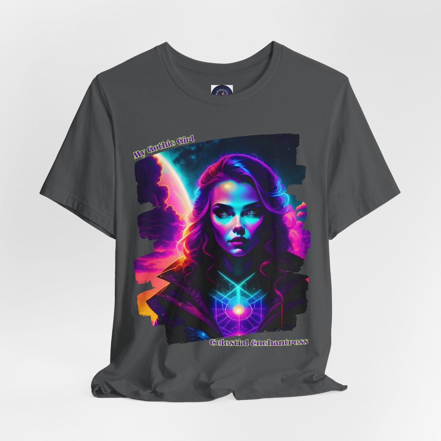 Celestial Enchantress Poetic Goth Graphic Tee – My Gothic Girl