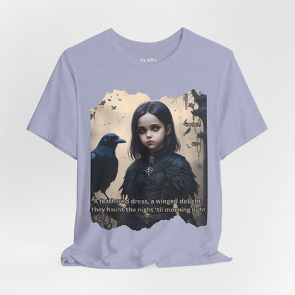 My Gothic Girl T-Shirt "Black Raven"  Whimsy Goth, Goth Fashion, Poetic Gothic Street Wear